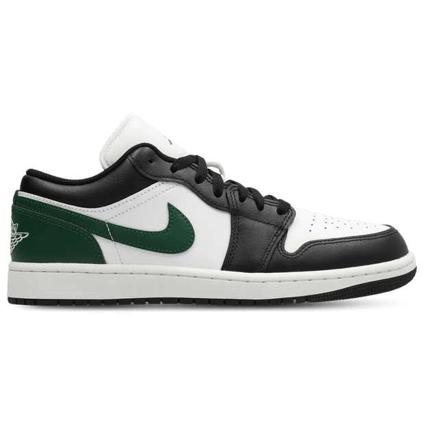 Jordan 1 Low Sneakers Heren - Zwart - Maat 46 - Leer