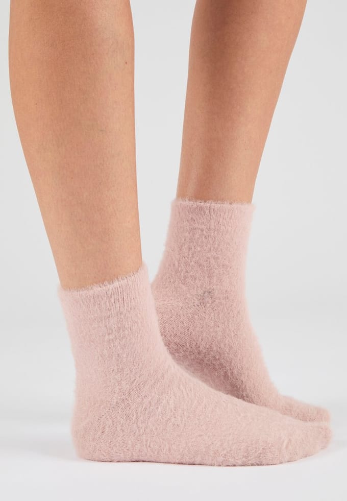 Damart - Set van 2 Thermolactyl nachtsokken - Dames - Roze - 39/41