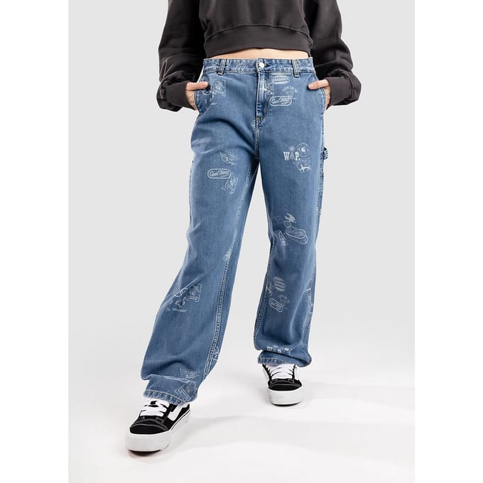Carhartt WIP Stamp Jeans blauw