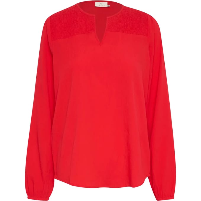 Blouse met lange mouwen Regular fit True Red