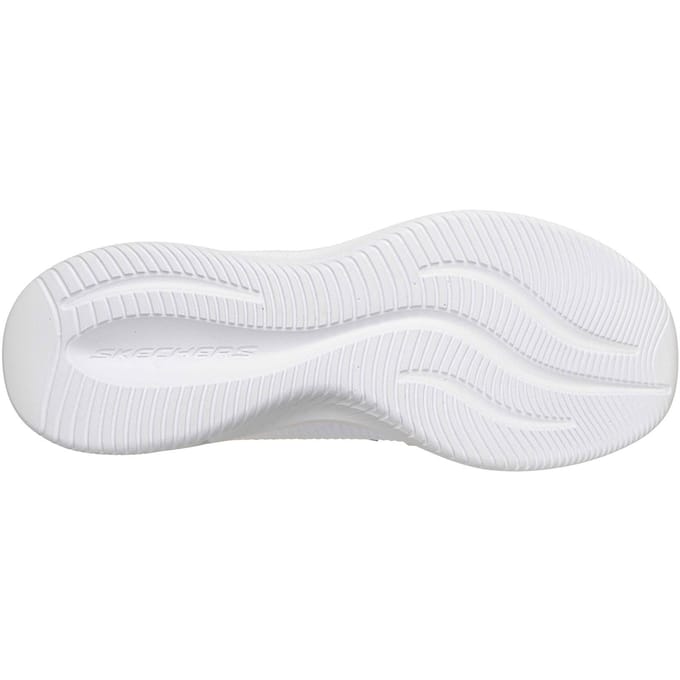 Skechers Ultra Flex 4.0 Textiel Dames Witte Standaard Sneakers