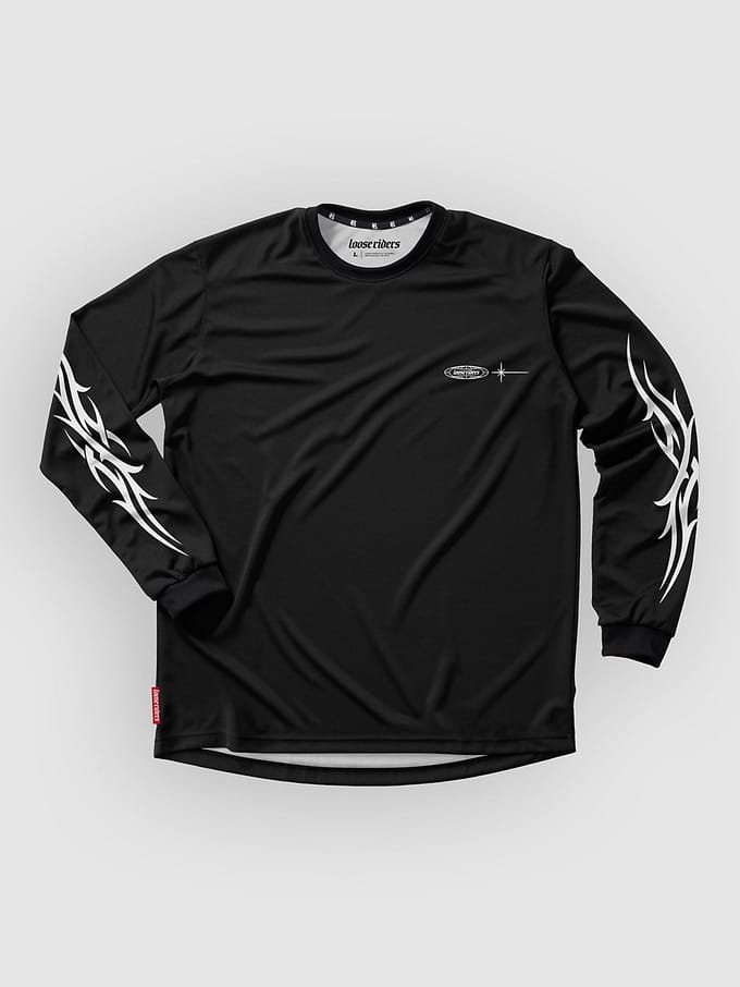 Loose Riders Neo Tribe Long Sleeve Jersey zwart