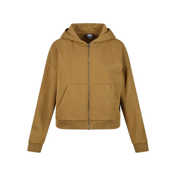 Urban Classics - Boxy Vest met capuchon - XL - Olijfgroen