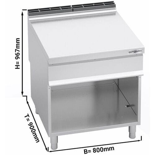 GGM Gastro Neutralelement - 800mm Zilver