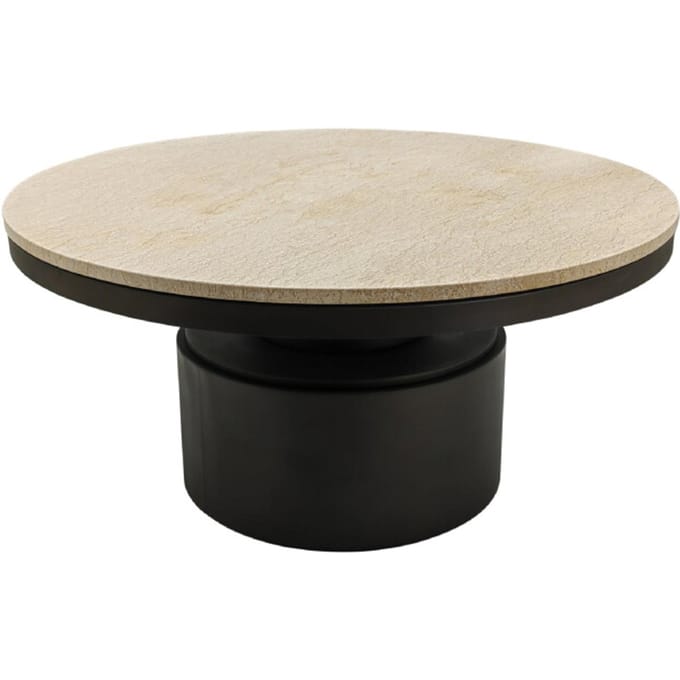 PTMD - Salontafel Bregt - Beige - 90x90x45cm