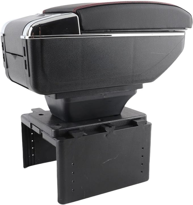 Verstelbare Armsteun voor Auto met USB-interface - Universele Console Opbergbox voor Comfort en Functionaliteit