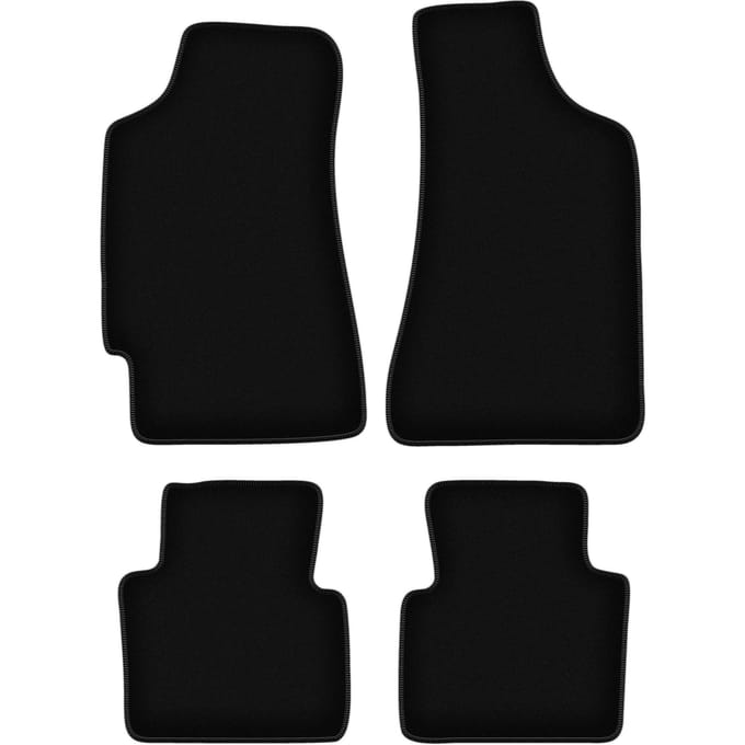BASIC zwarte velours matten voor: Dodge Neon sedan (1994-2005)