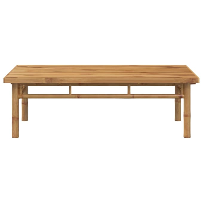 vidaXL - Salontafel - 110x55x35 - cm - bamboe