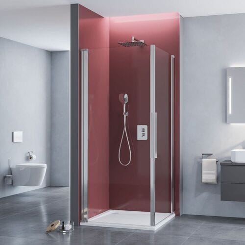 Kronenbach Tube swing door EPWS corner entry special design side panel left KB0150SP9L
