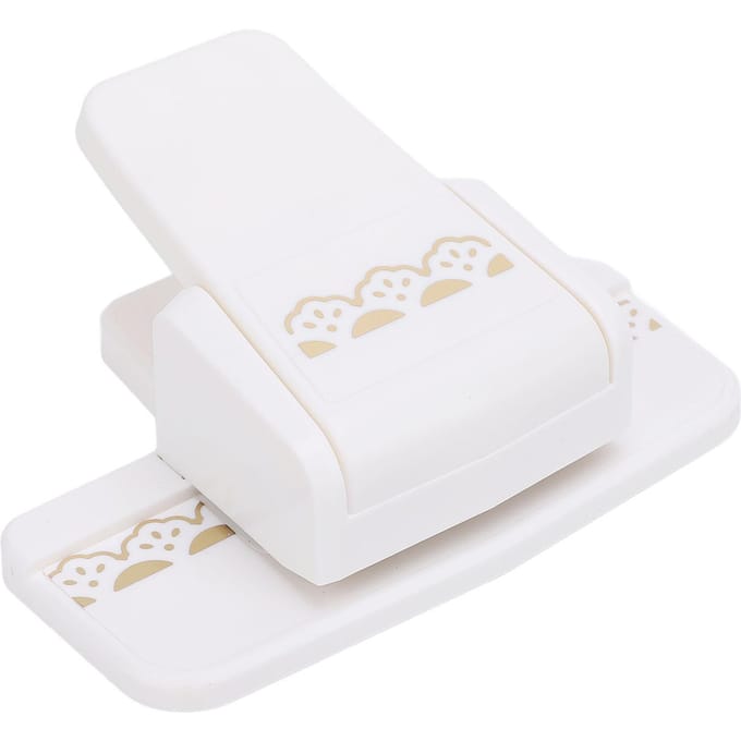 Randpons Plastic Multifunctioneel Handmatig Draagbaar Papierknutsel Rand Snijder voor white