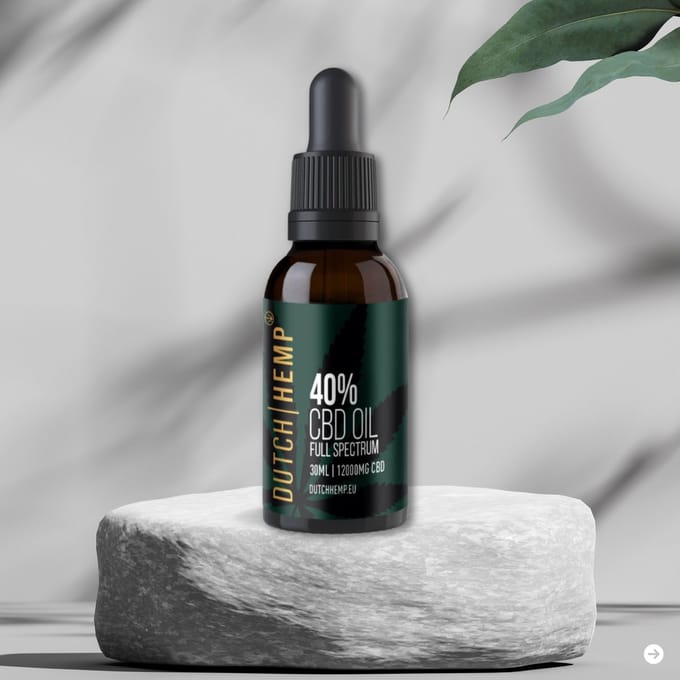 Dutch Hemp CBD-olie 40% - 30 ml - full spectrum