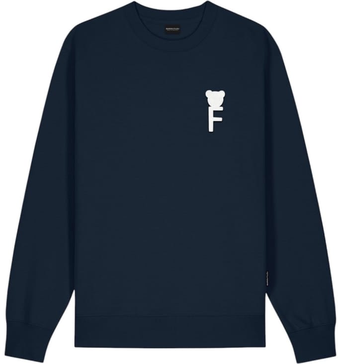 Baron Filou Pullover Chenille F Navy Blue