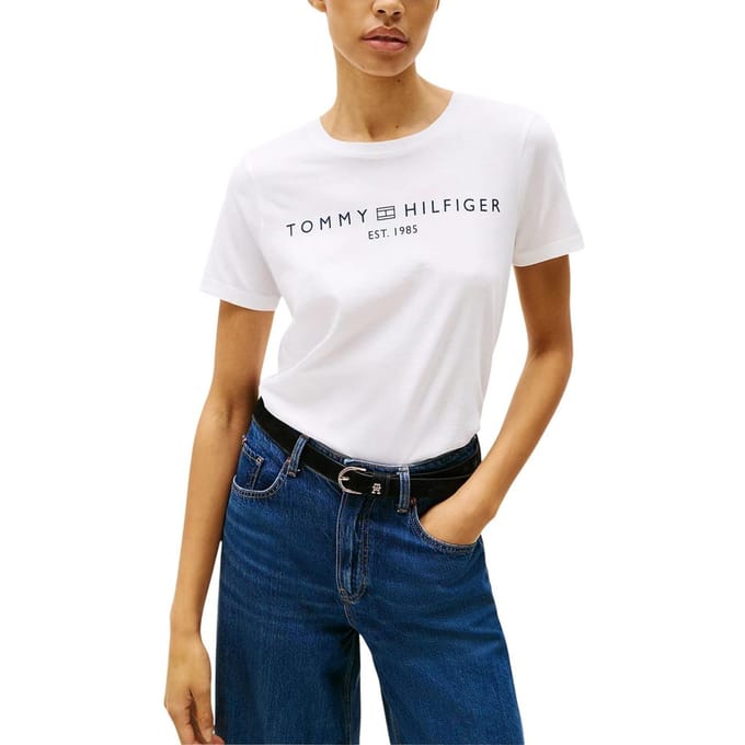 Tommy Hilfiger Regular Corp Logo Shirt Dames