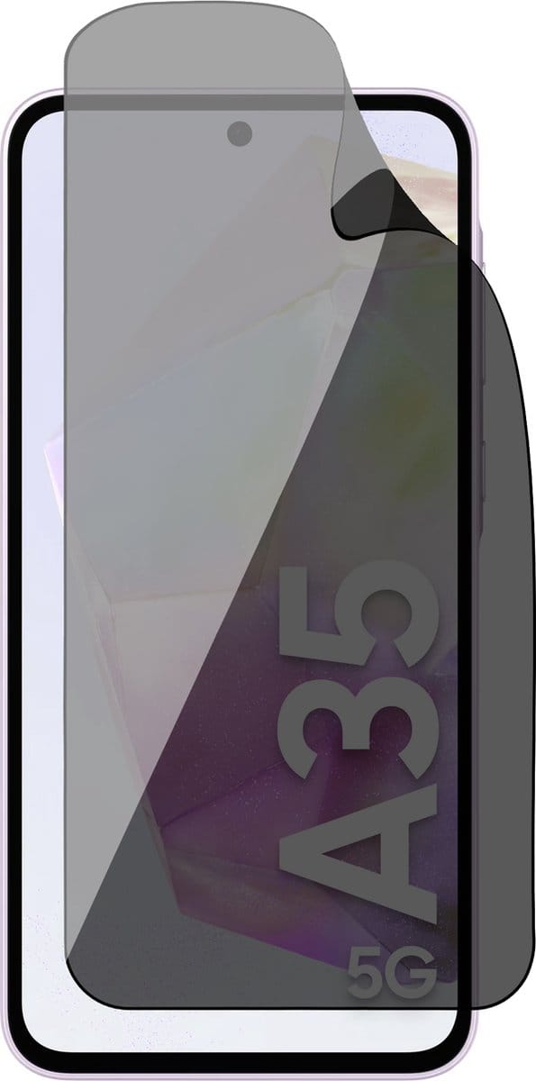 Privacy Screenprotector geschikt voor Samsung Galaxy A35 / A55 - 1x FlexGuard Screen Protector