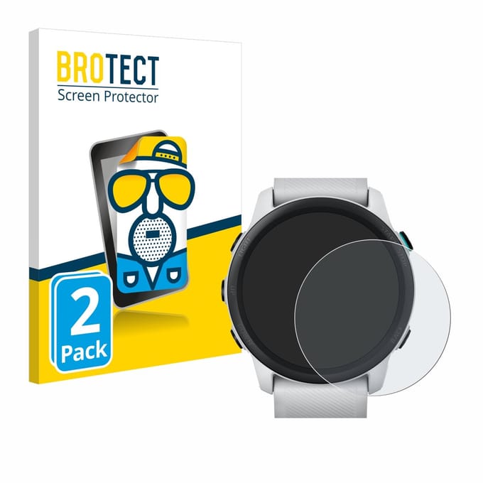 BROTECT - Screenprotector voor Garmin Forerunner 745 - Folie Beschermfolie matte 2 Stuks