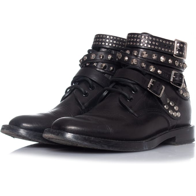 Saint Laurent Militaire enkellaarsjes