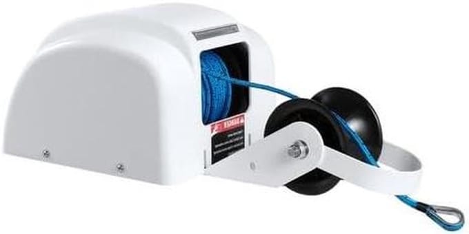Elektrische Ankerlier - Ankermachine Boot - Veilig Verankeren - Met Afstandsbediening - Tot 20 kg - Wit