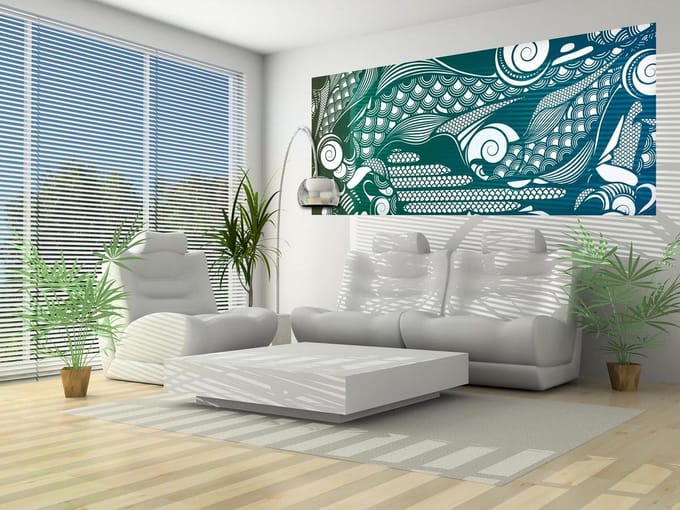 Abstract Art Photo Wallcovering