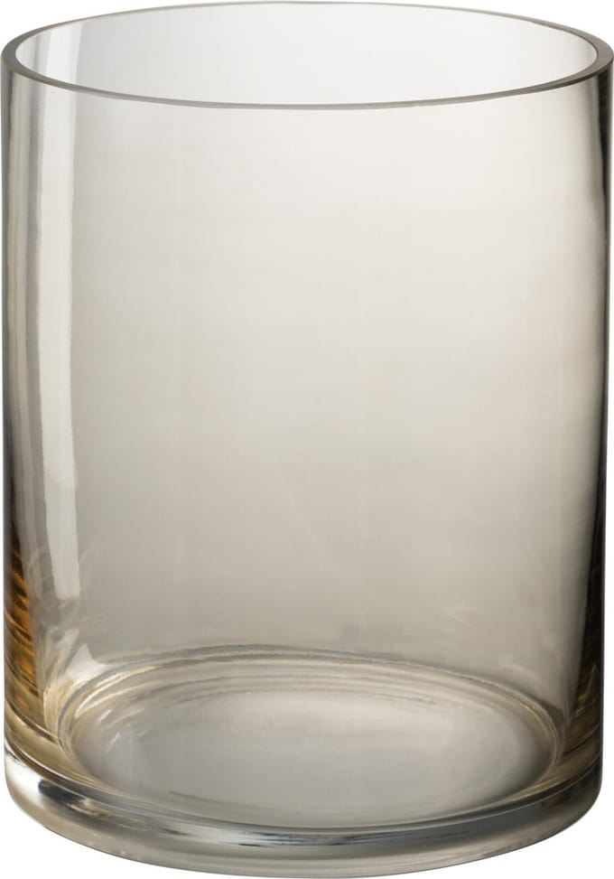 J-Line windlicht Wls Rond - glas - beige