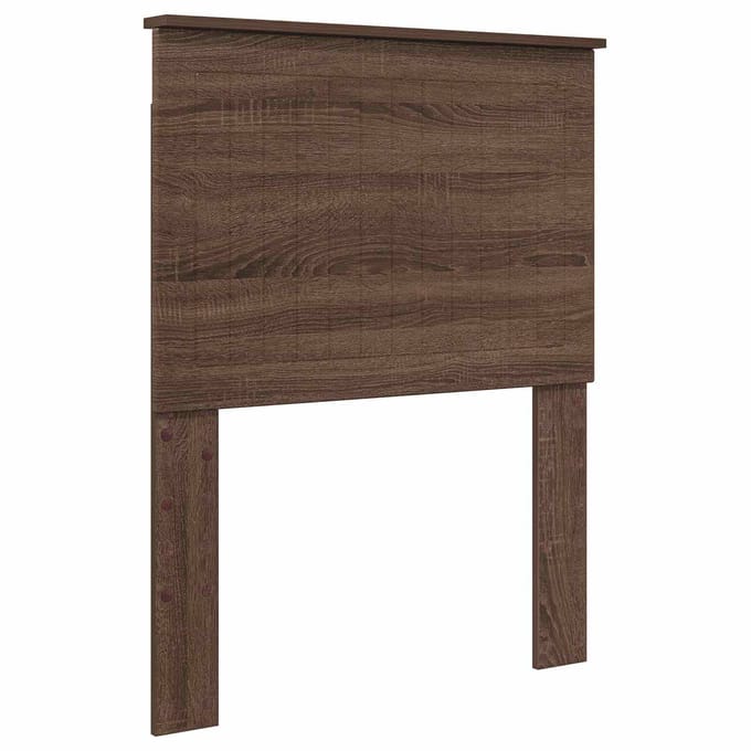 vidaXL Hoofdbord Bruin Eiken Bewerkt hout