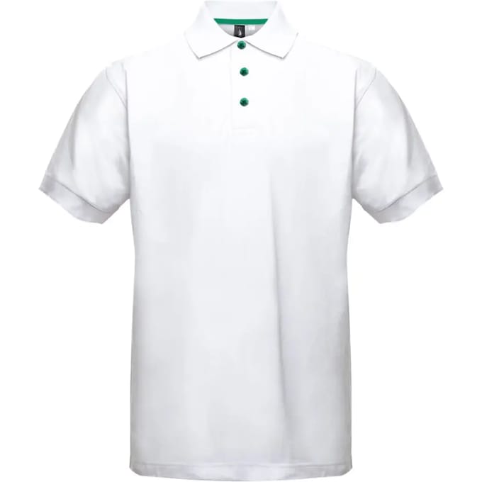 Polo met contrasterende knopen Pen Duick