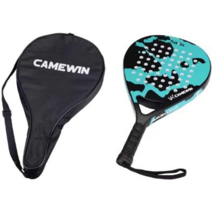 Strand rackets Druppelvorm Volledig Koolstofplaat Net Racket Kooi Type Tennisrackets groen