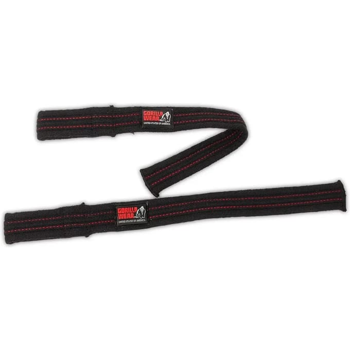 Gorilla Wear Hardcore Lifting Straps - One Size - Zwart