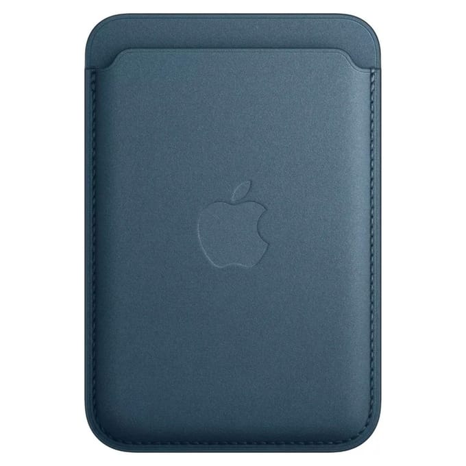 Apple FineWoven Wallet MagSafe met 'Zoek-mijn' functie - Pacific Blue
