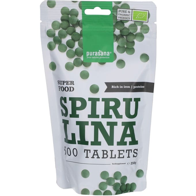 Purasana Vegan Spirulina - 500 tabl - BIO