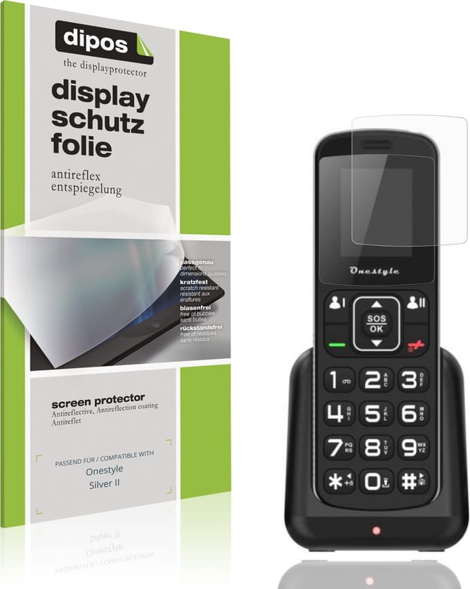 dipos – 4x Matte Beschermfolie geschikt voor Onestyle Silver II | Krasbestendige & antireflecterende Screenprotector Ultra-Thin
