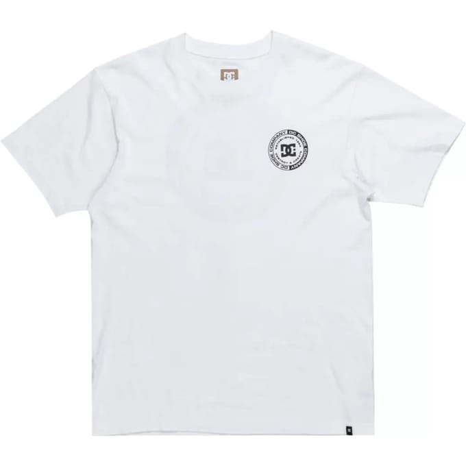 Dc Shoes Corpo Fb T-shirt Met Korte Mouwen Wit S Man