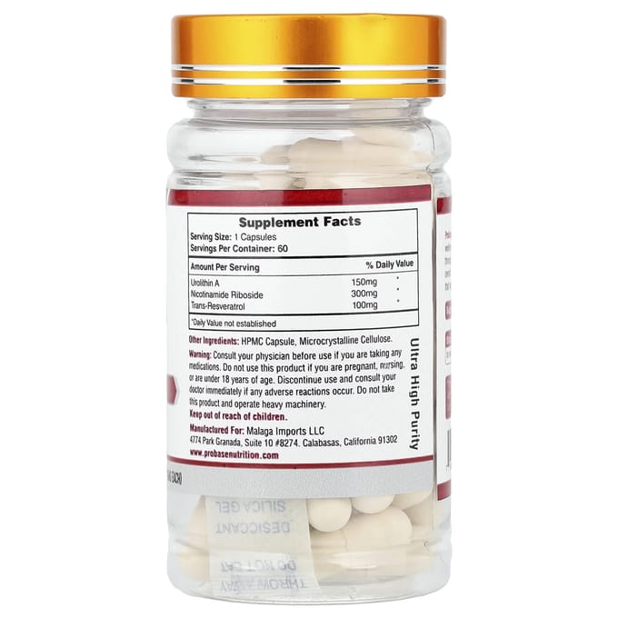 Probase Nutrition, Urolithine A, 60 Capsules