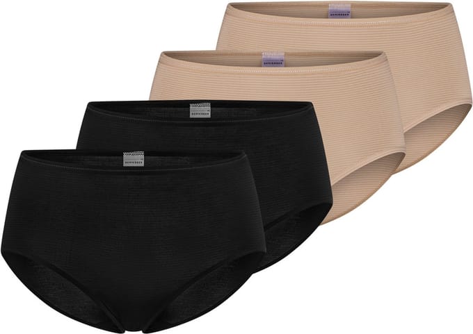 Schiesser Dames midi slip 4 pack Modal Essentials