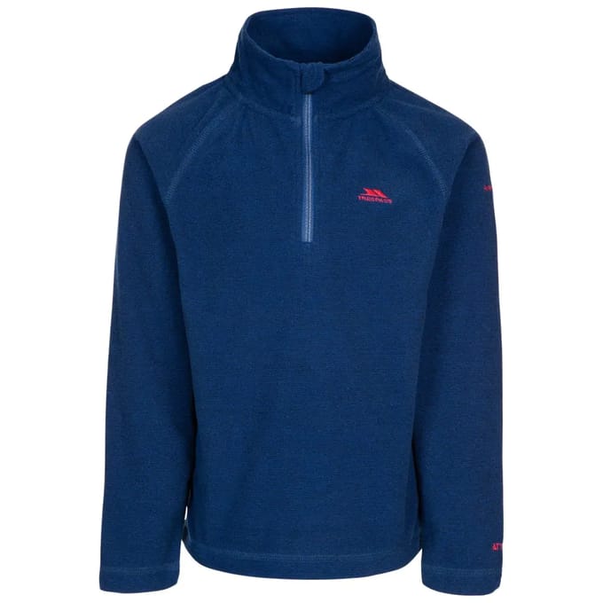 Trespass kinderfleecejas/fleecepullover Keynote - Kids Fleece At100 Dark Navy