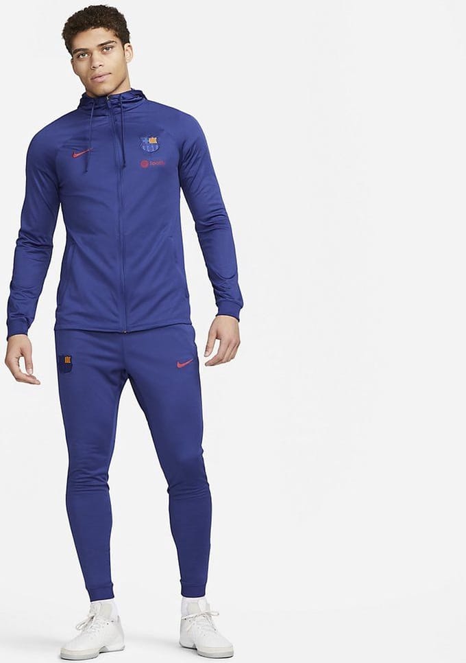Nike FC Barcelona Strike Dri-FIT Voetbaltrainingspak met Capuchon