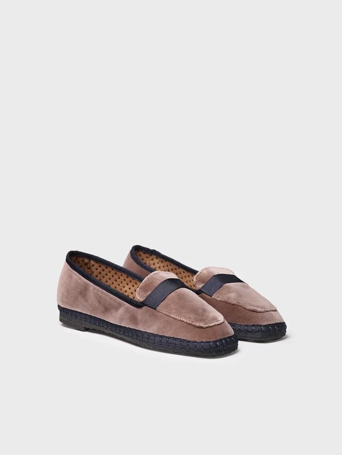 Fluwelen loafers voor dames | CELINE