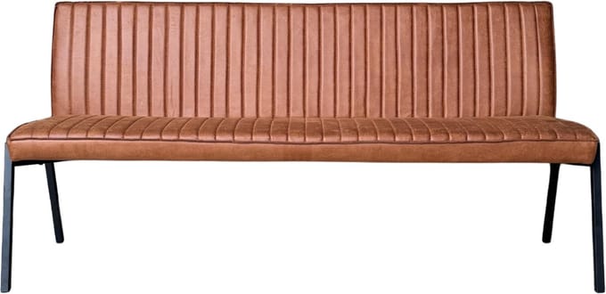 Starfurn Eetkamerbank Tivoli - Beige Leer - 185x56x88cm