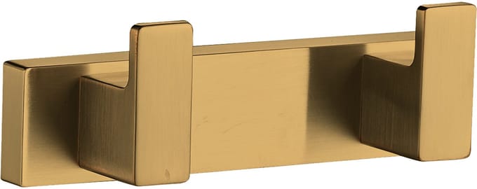 Plieger Altea Badkamer Haakjes – Dubbele Haak – Geborsteld Goud
