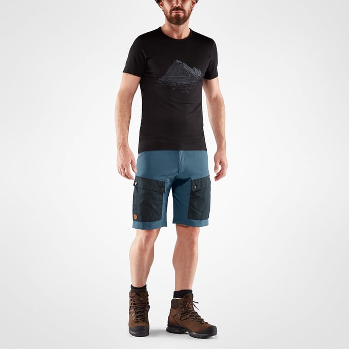 FJALLRAVEN keb shorts Men 80809 550-018 Black-stone grey 48