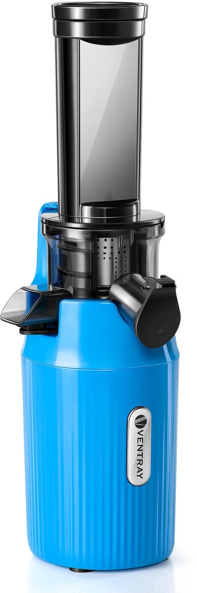 Ventray Ginnie Slowjuicer - Compacte Sapcentrifuge - 60 RPM - blauw
