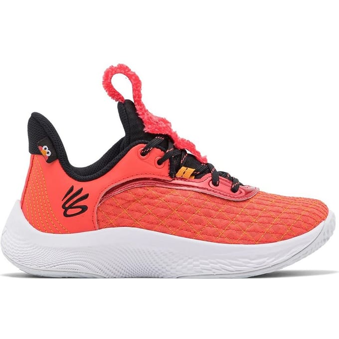 Under Armour Sesamstraat x Curry Flow 9 PS Kinderschoenen Rood
