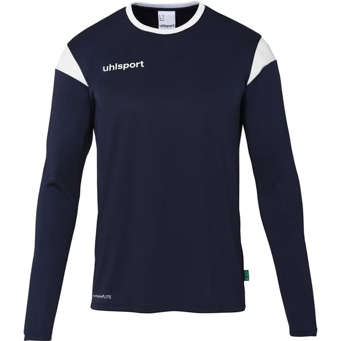 Uhlsport Squad 27 Voetbalshirt Lange Mouw Kinderen - Marine / Wit | Maat: 128