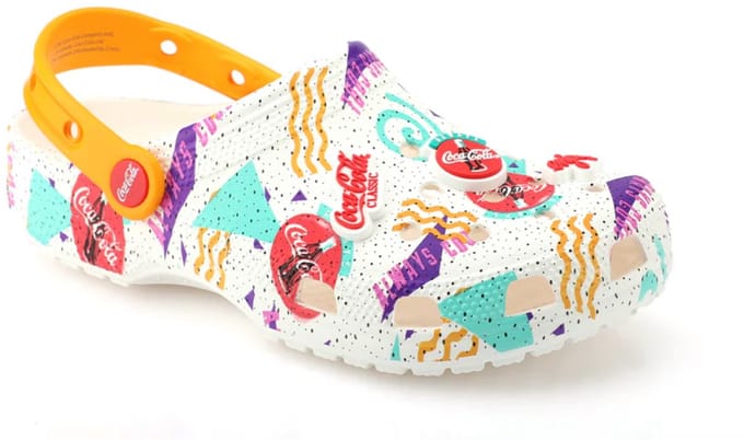 Crocs Coco Cola Classic 90s Clog White Multi Maat 38/39 M6/W8
