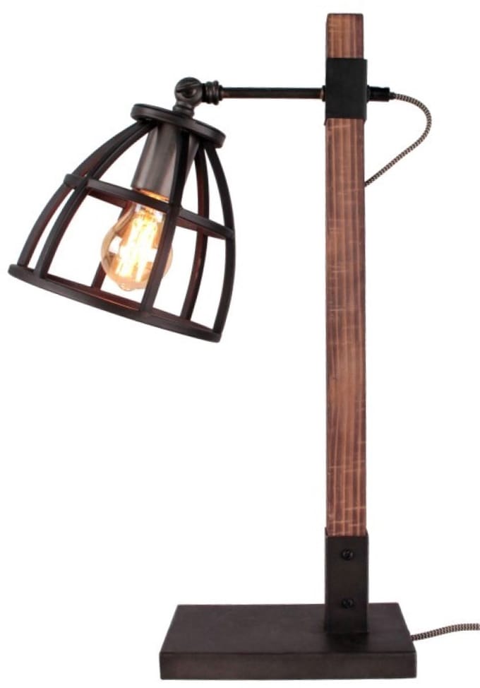 Chericoni Aperto Tafellamp - 1 lichts - Ø18 cm - E27 - Hout