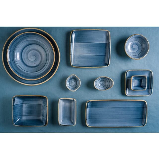 Bonna Pastabord - Aura Dusk - Porselein - 28 cm (400cc) - set van 2