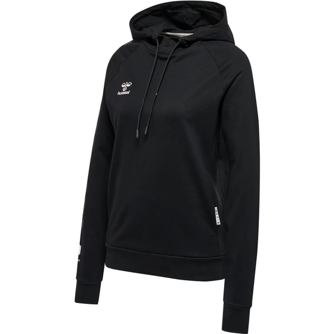 Katoenen damessweatshirt met capuchon Hummel Move Grid