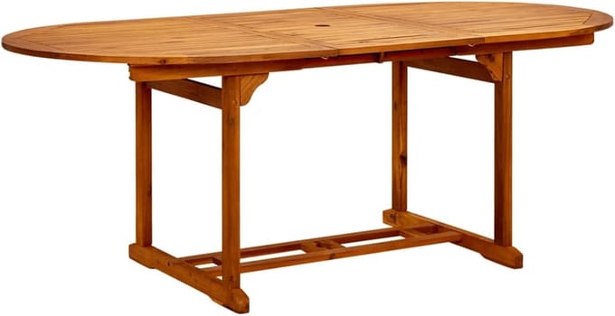 Eettafel Hout - Tuin Tafel - Buiten Eten - Uitschuifbaar - 200x100x75 cm - Bruin
