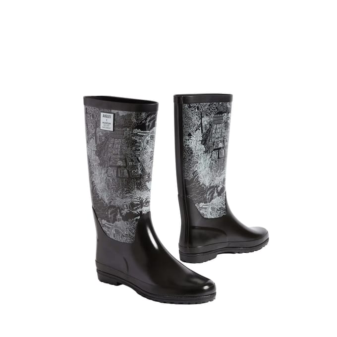 Regenlaarzen met print voor dames Aigle Eliosa Pt