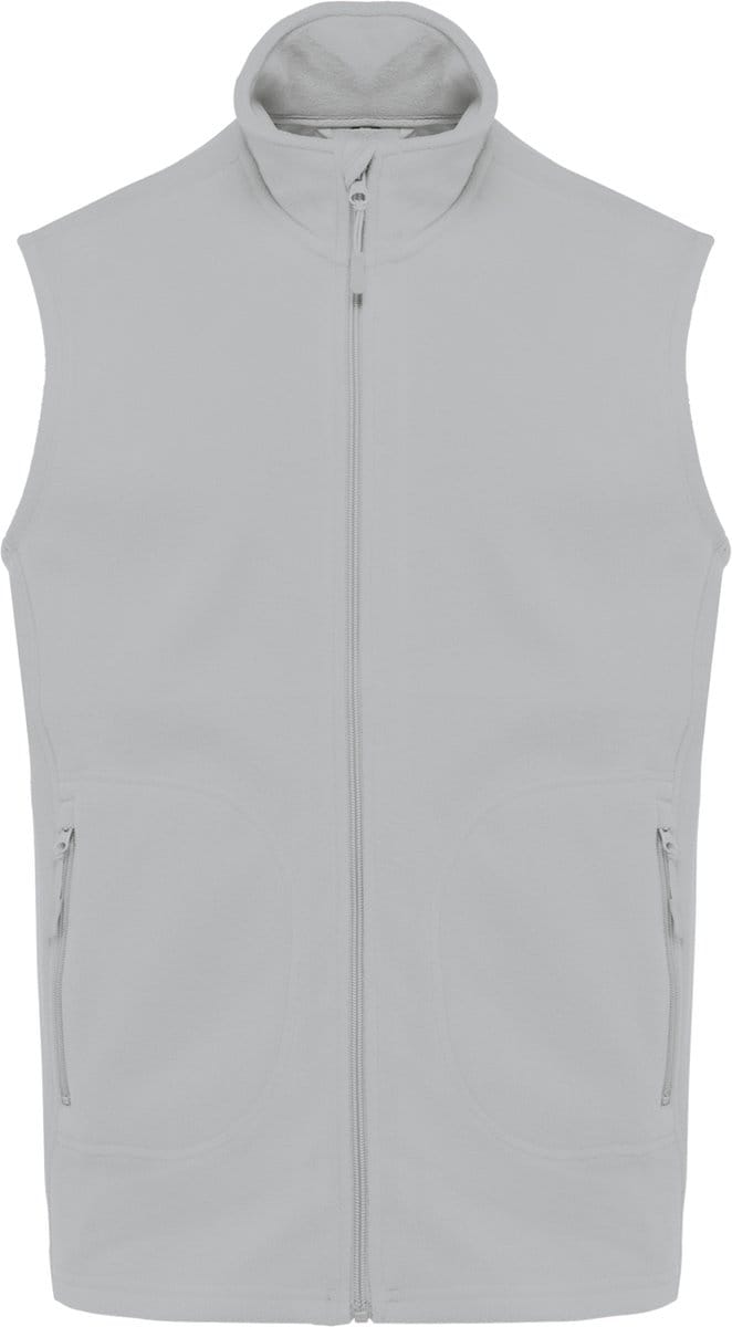 Kariban Ecologische uniseks bodywarmer van microfleece K9120 - Snow Grey - M