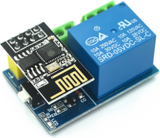 ESP8266 ESP-01S 5V WiFi-relaismodule